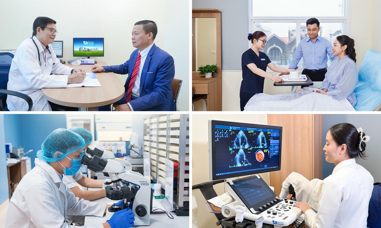 Tâm Anh Cầu Giấy được thiết kế theo mô hình “bệnh viện trong ngày” giúp người dân trải nghiệm hành trình y tế toàn diện, từ sàng lọc, thăm khám tổng quát, chuyên khoa, điều trị chuyên sâu. Ảnh: BVĐK Tâm Anh