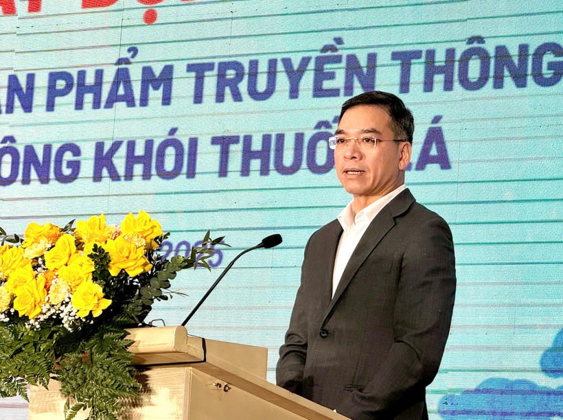 TS.BS Hà Anh Đức thông tin về những kết quả đạt được trong công tác phòng, chống tác hại của thuốc lá những năm qua.