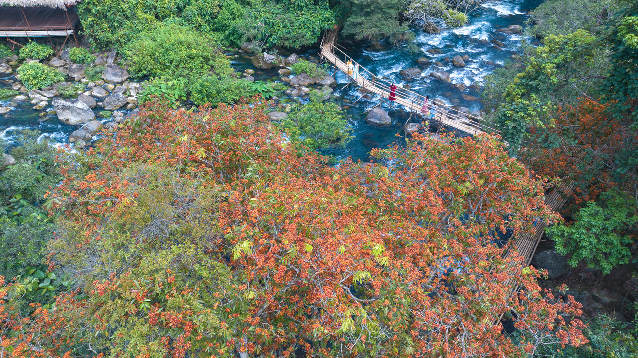 Cảnh sắc ở Suối Moọc.