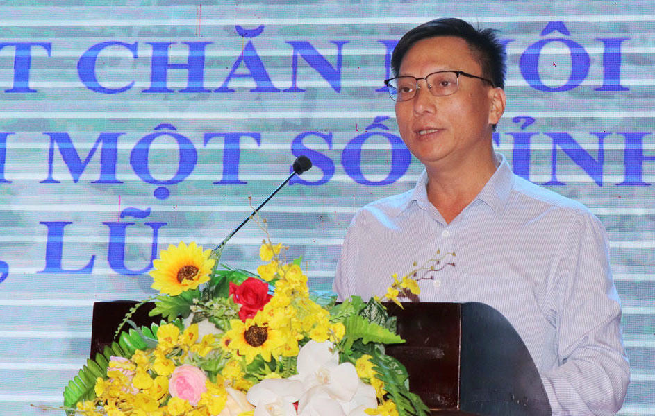 Ông Lê Hồng Quang, Phó Giám đốc Sở Nông nghiệp và Môi trường Bắc Ninh, phát biểu tại hội nghị.