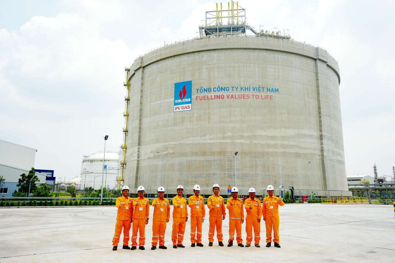 Kho cảng LNG Thị Vải.