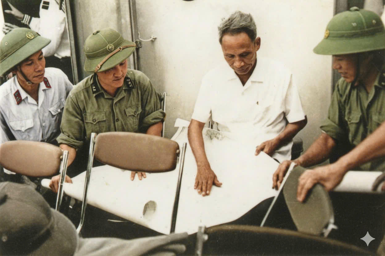 Đồng chí Phạm Văn Đồng, Thủ tướng Chính phủ giao nhiệm vụ cho đồng chí thuyền trưởng Võ Nhân Huân vận chuyển vũ khí chi viện chiến trường miền Nam.