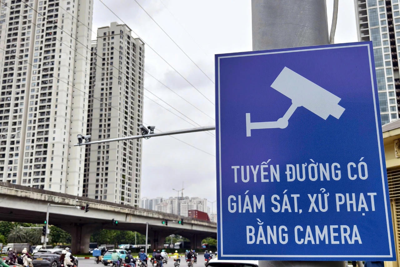 Sẽ lắp hơn 1.800 camera AI giám sát giao thông tại Hà Nội