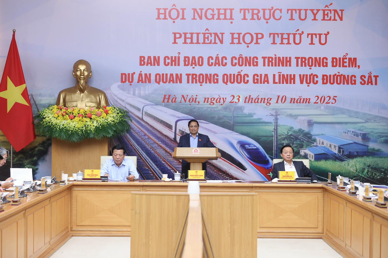Thủ tướng Phạm Minh Chính: Bảo đảm tiến độ, hiệu quả, từng bước tự chủ công nghệ đường sắt