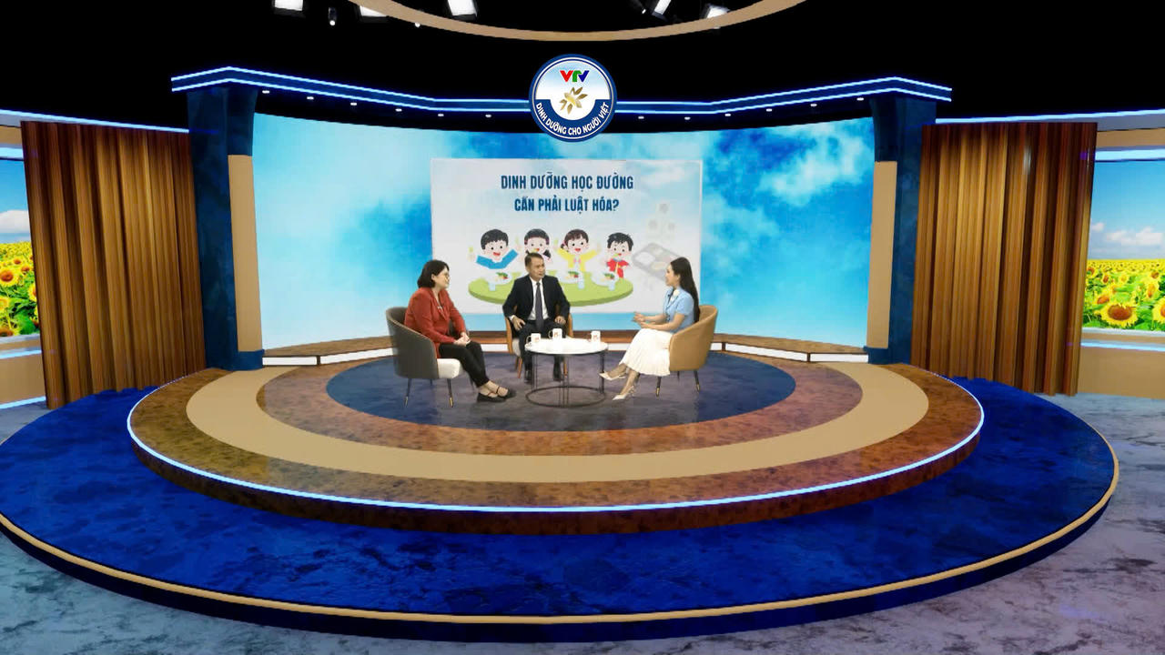 "Dinh dưỡng cho người Việt " đồng hành cùng người dân trong hành trình “Ăn đúng - Uống đúng - Sống khỏe mạnh" (ảnh VTV).