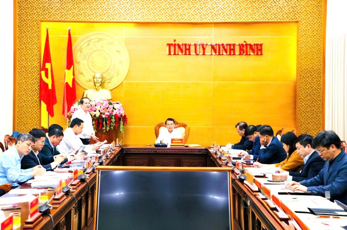 Ninh Bình triển khai các Nghị quyết của Bộ chính trị: Tạo ra những sản phẩm cụ thể, thiết thực 