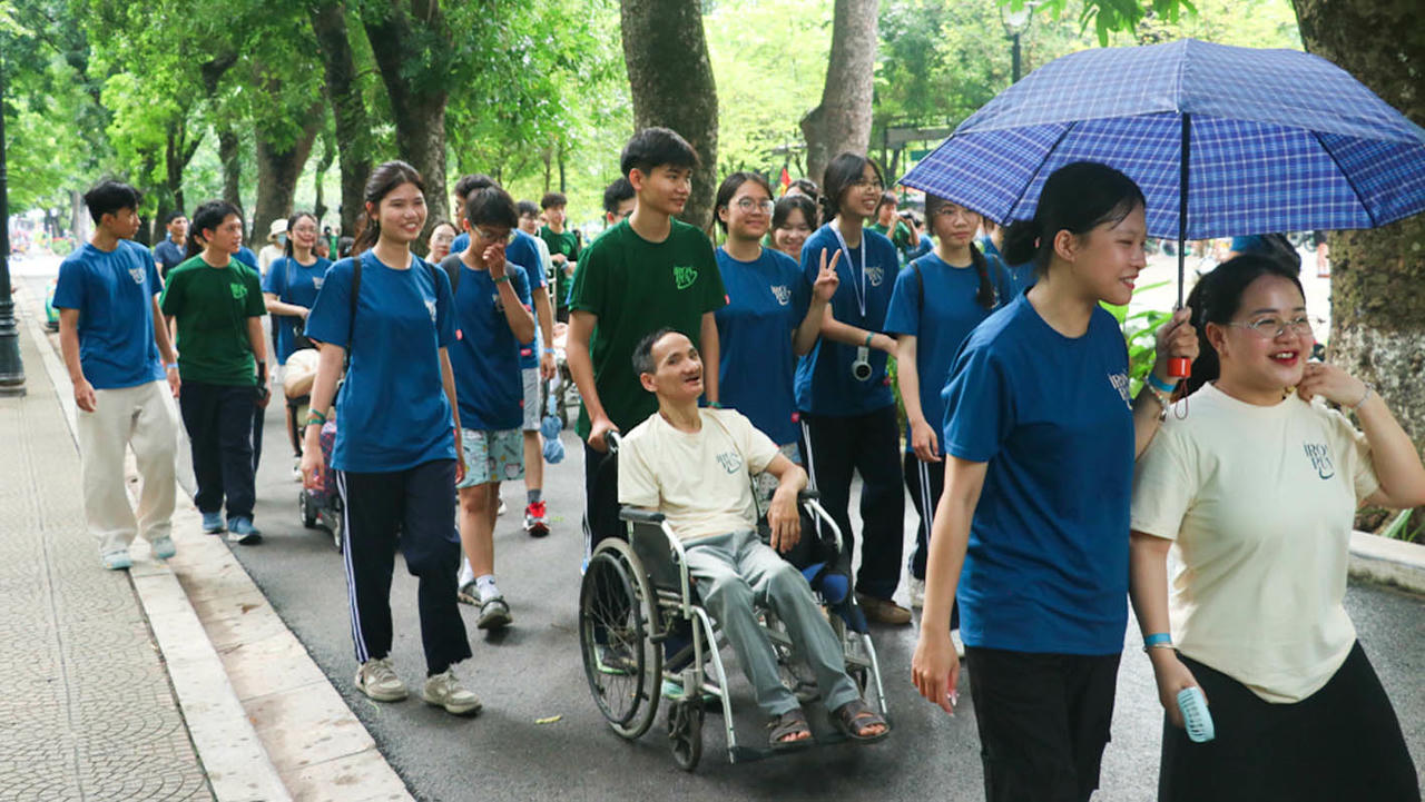 &nbsp;IRON RUN - giải chạy kết hợp gây quỹ từ thiện, nhằm gắn kết người khuyết tật với cộng đồng. (Nguồn: BTC)