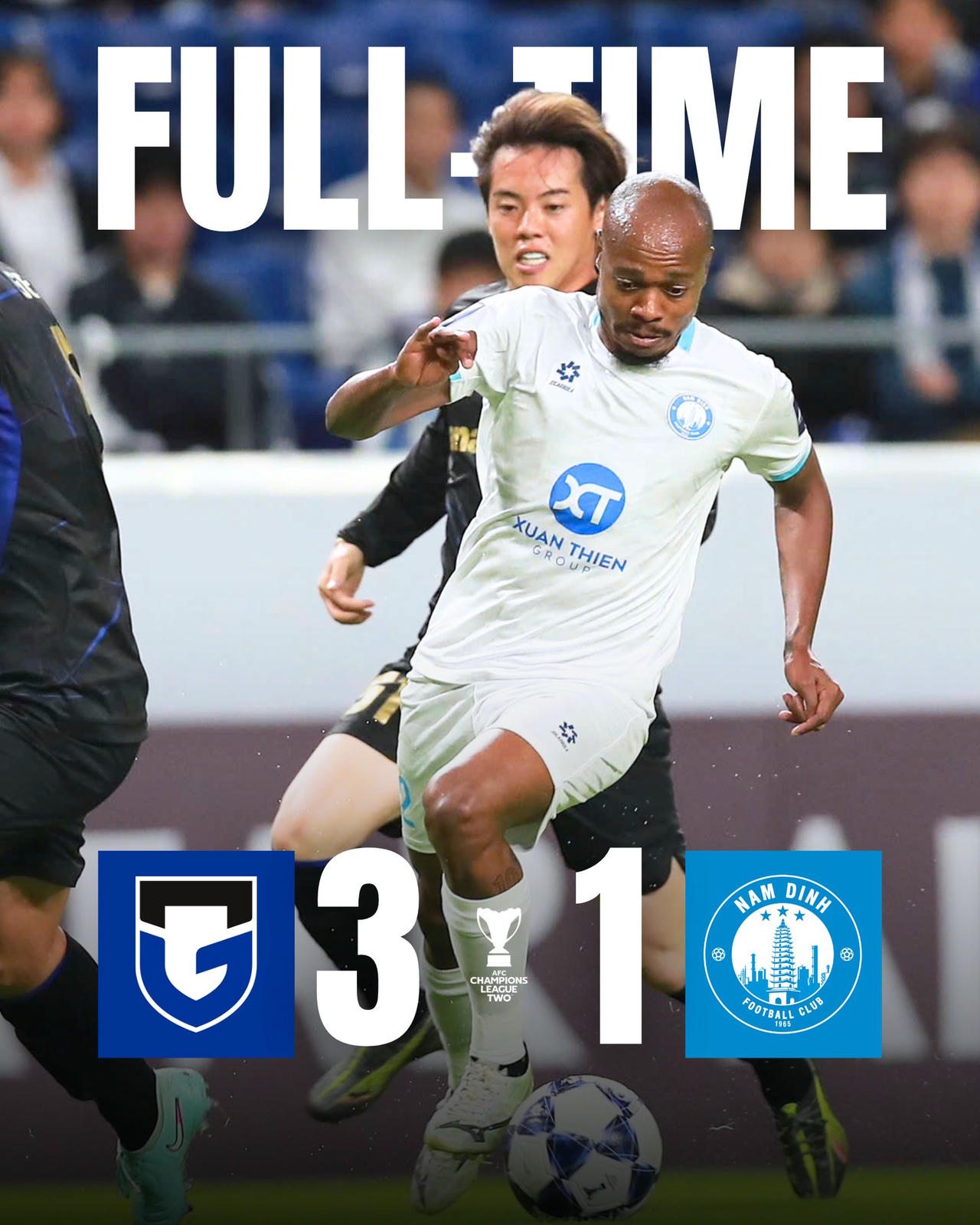 Hai câu lạc bộ V.League mất điểm tại AFC Champions League Two