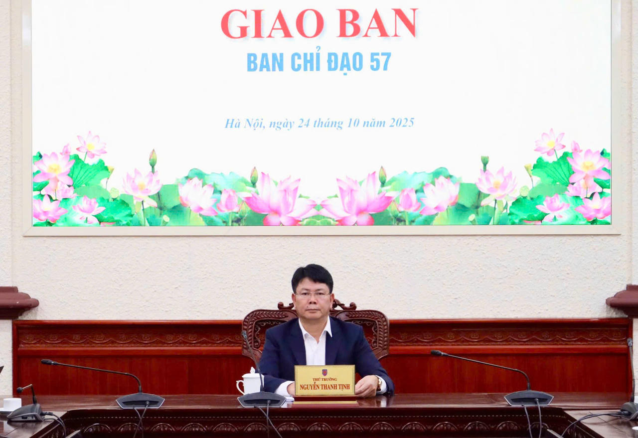 Thứ trưởng Nguyễn Thanh Tịnh chủ trì họp giao ban Ban Chỉ đạo 57.