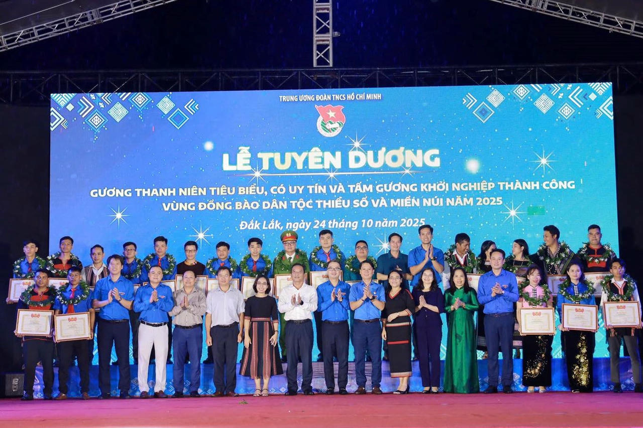 Tuyên dương gương thanh niên tiêu biểu, khởi nghiệp thành công năm 2025