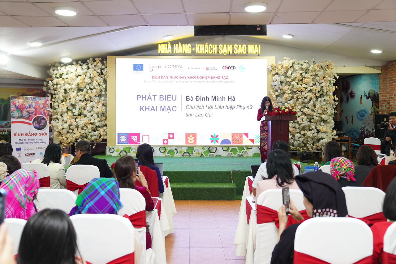 Phụ nữ và thanh niên vùng cao Lào Cai chắp cánh khởi nghiệp sáng tạo