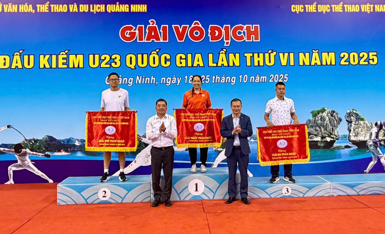 Quảng Ninh giành 2 HCV tại Giải Vô địch đấu kiếm U23
