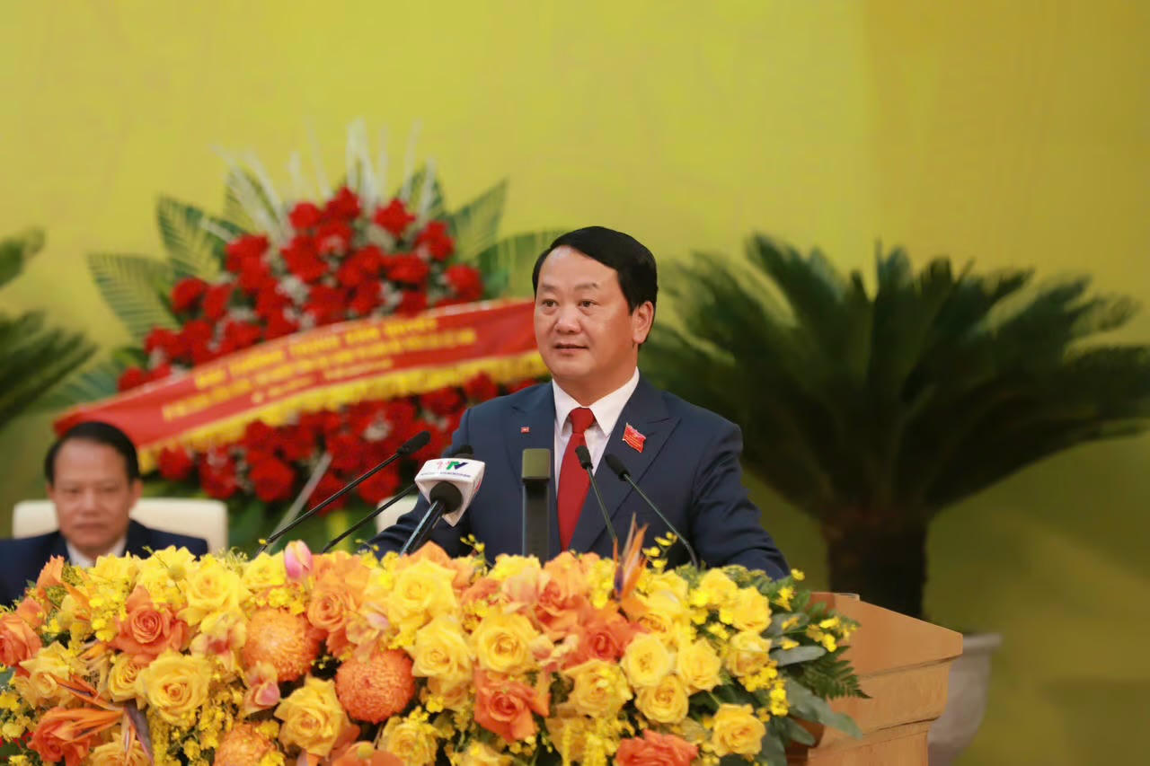 Ông Hầu A Lềnh, Bí thư tỉnh Tuyên Quang. (Ảnh: Lê Hanh)