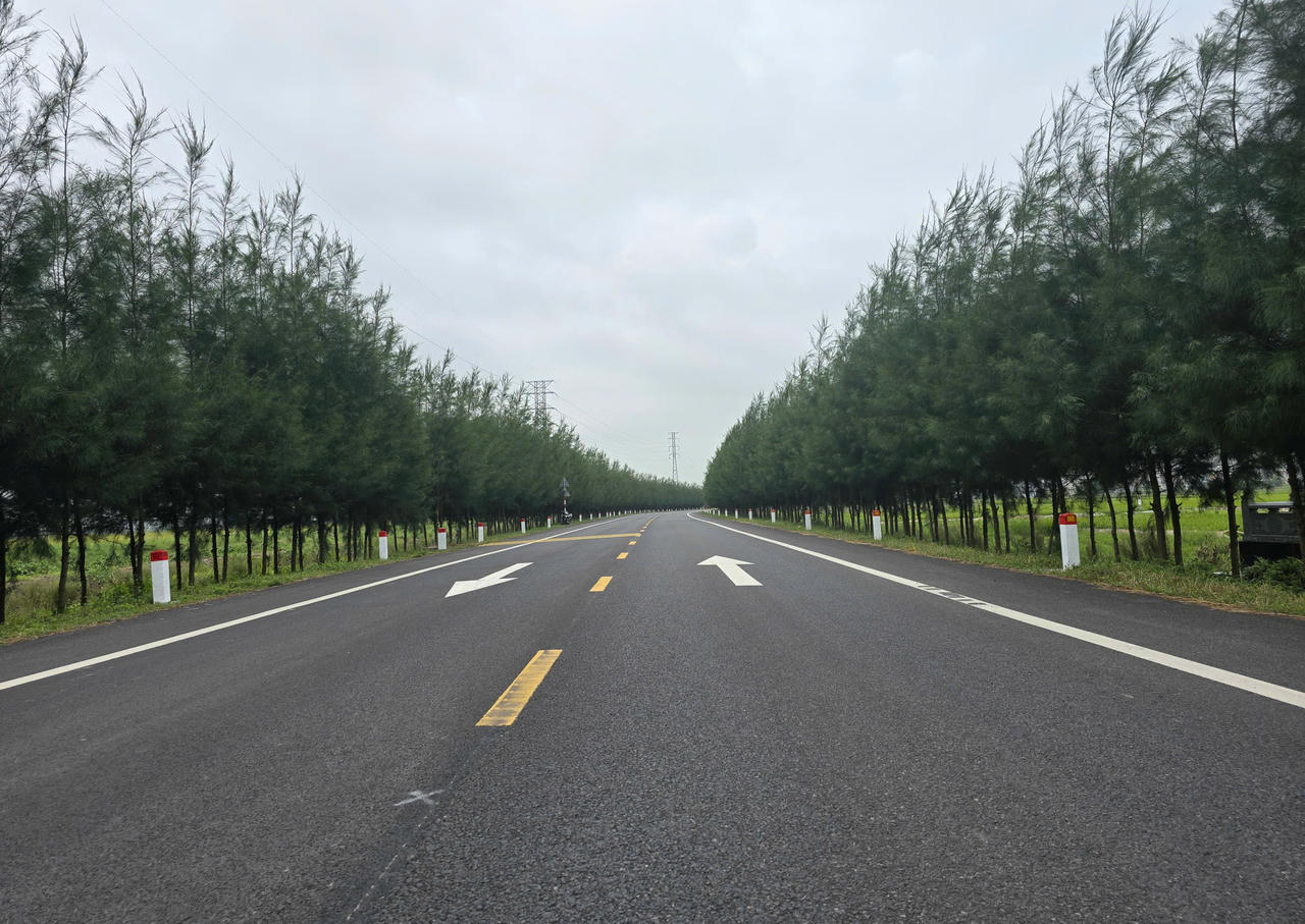 Hình ảnh đoạn tuyến đường đã thông xe.