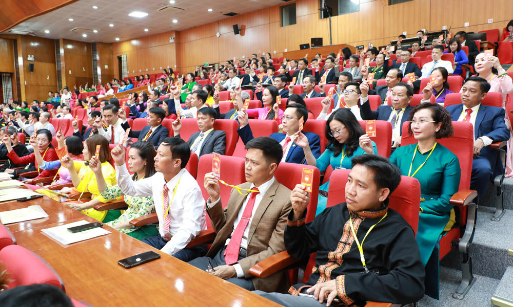 Các đại biểu hiệp thương cử đại biểu tham gia Ủy ban MTTQ Việt Nam tỉnh Bắc Ninh khóa I, nhiệm kỳ 2025 - 2030.