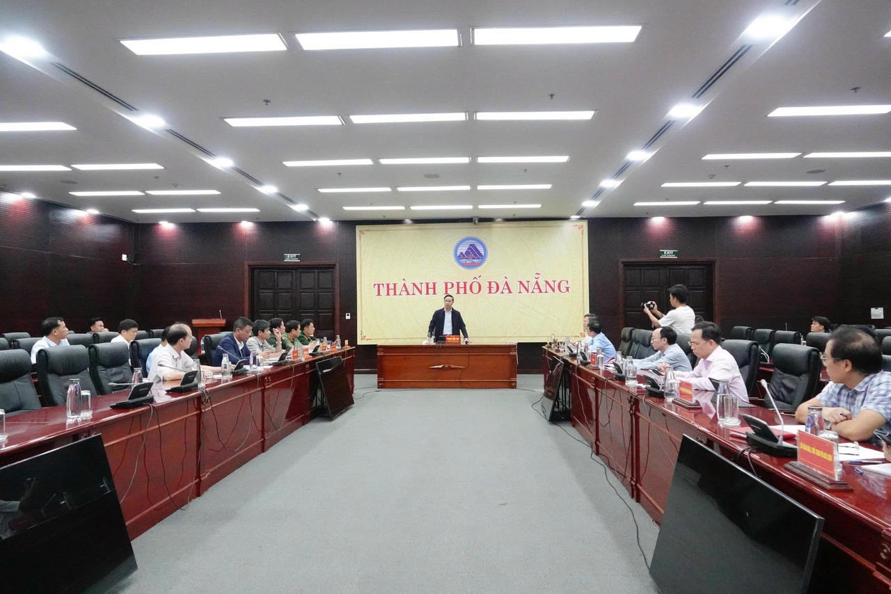 Đà Nẵng họp về triển khai công tác ứng phó với mưa lũ, sạt lở đất trên địa bàn thành phố.