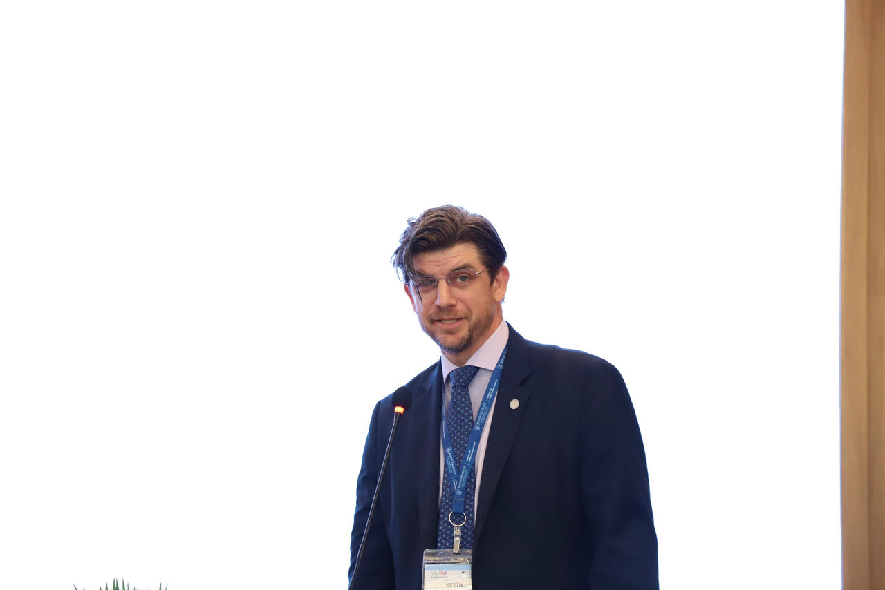 Ông Kevin Welding - Phó Giám đốc Viện Kiểm soát Thuốc lá Toàn cầu (IGTC), Trường Y tế Công cộng Bloomberg, Đại học Johns Hopkins. Ảnh: P.V