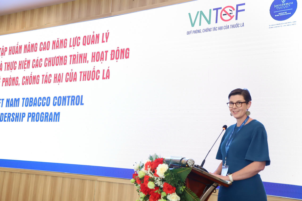TS. Angela Pratt, Đại diện WHO Việt Nam. Ảnh: P.V
