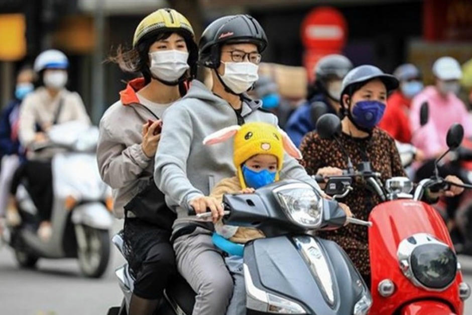 Không khí lạnh tăng cường miền Bắc