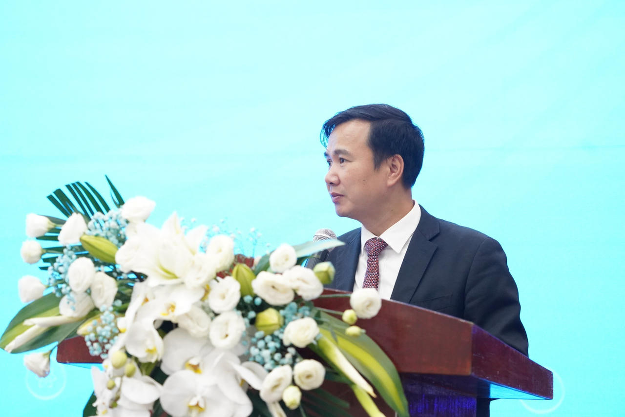 Ông Bùi Thế Duy, Thứ trưởng Bộ Khoa học và Công nghệ, phát biểu tại hội nghị.