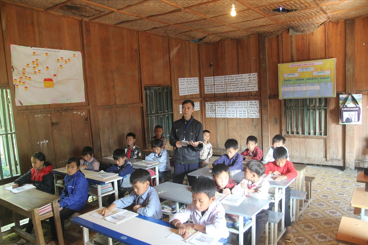 Tuyên Quang hướng đến xoá bỏ các điểm trường nhỏ lẻ, &nbsp;kiến tạo môi trường toàn diện. (Ảnh: PV)