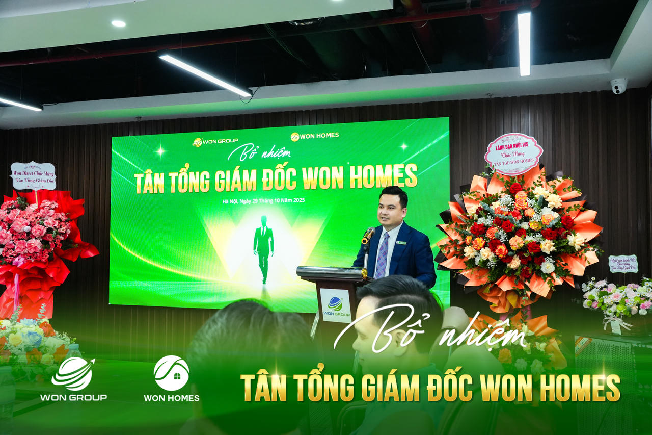 Ông Đỗ Ngọc Tuấn - Chủ tịch Won Group phát biểu tại sự kiện.