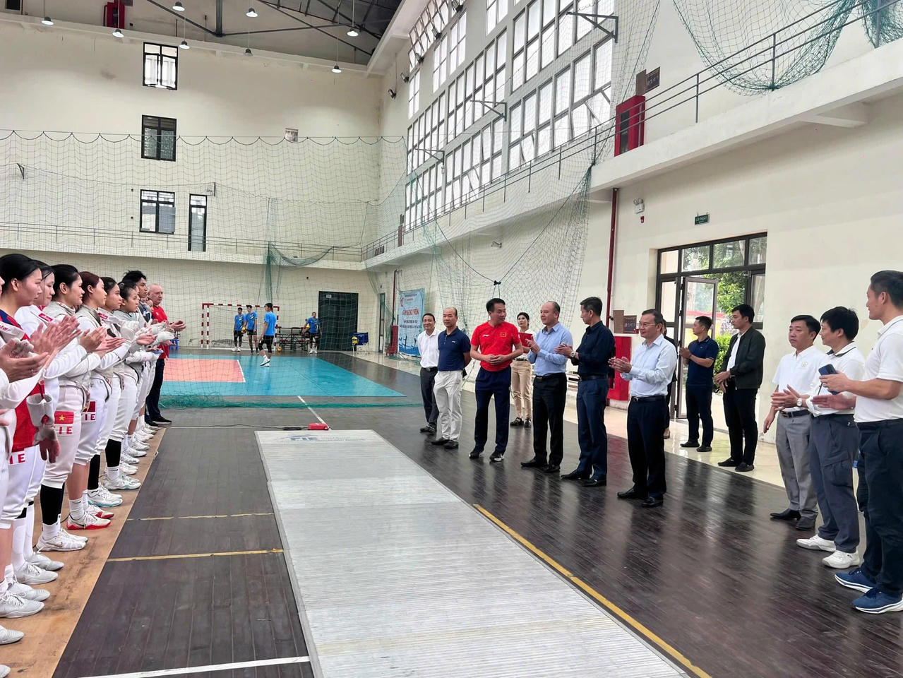 Kiểm tra công tác chuẩn bị của các đội tuyển trước thềm SEA Games 33 tại Trường Đại học Thể Dục Thể Thao Bắc Ninh