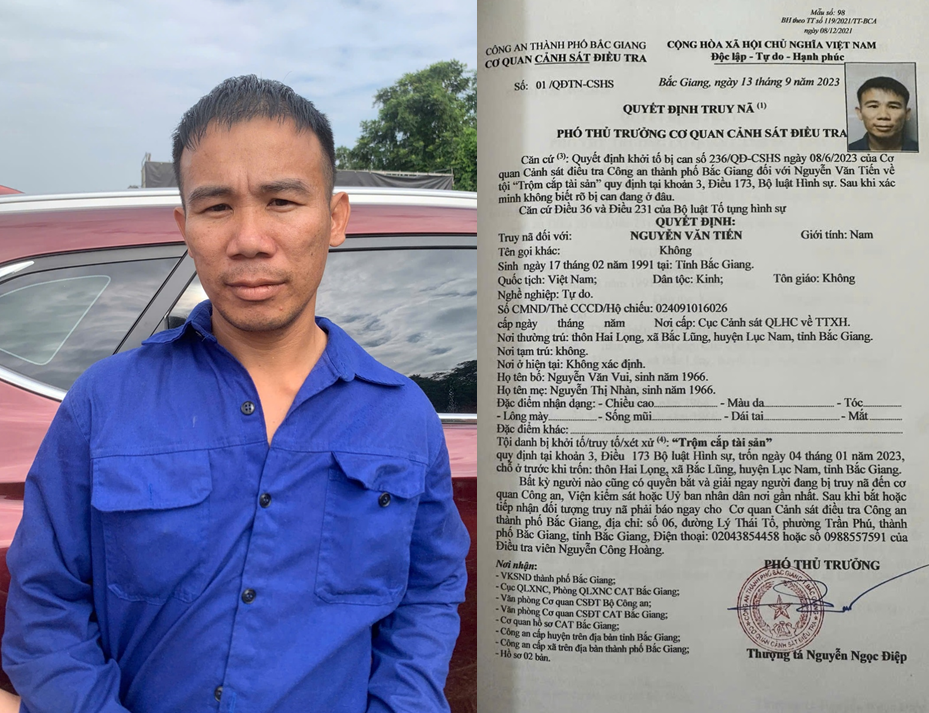 Bắt giữ đối tượng truy nã đặc biệt nguy hiểm lẩn trốn tại Hà Nội