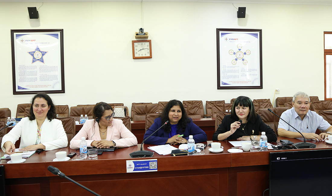 Đại diện WB phát biểu tại buổi làm việc