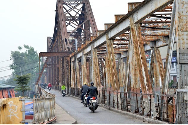 Cấm xe qua cầu Long Biên từ 1/11