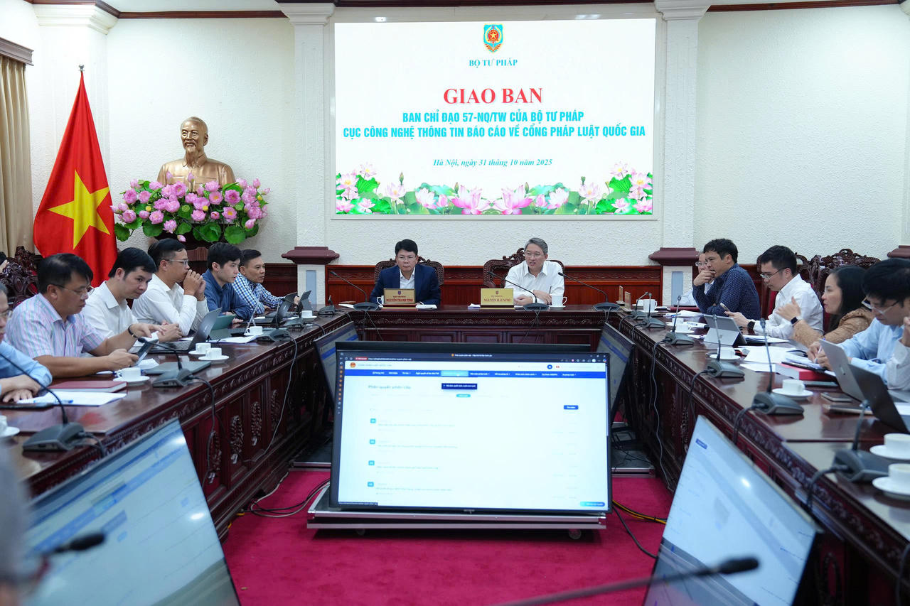 Chú trọng xây dựng, hoàn thiện Cổng Pháp luật quốc gia phiên bản mới