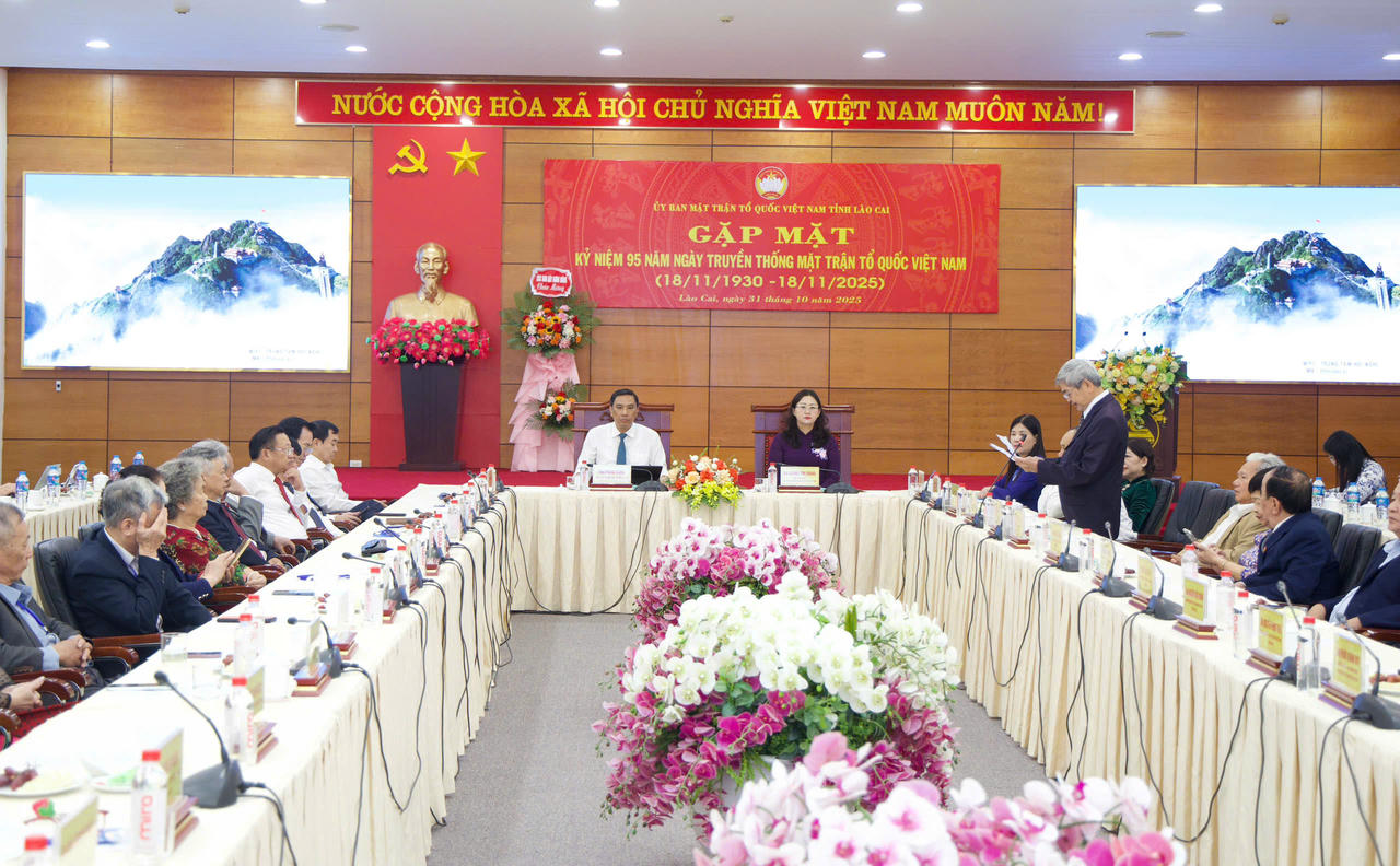 Lào Cai: Gặp mặt kỷ niệm 95 năm Ngày truyền thống Mặt trận Tổ quốc Việt Nam