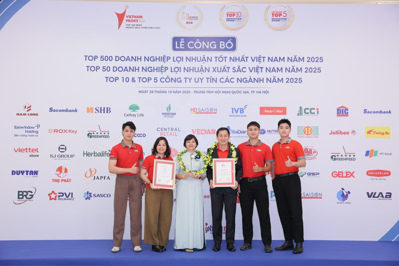 Dai-ichi Life Việt Nam vinh dự lần thứ 5 nhận giải thưởng “Top 500 Doanh nghiệp Lợi nhuận tốt nhất Việt Nam”