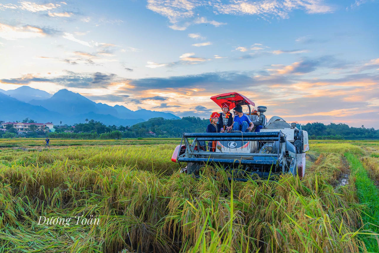 Người dân vùng cao Lào Cai ứng dụng cơ giới hóa trong sản xuất nông nghiệp, nâng cao năng suất và thu nhập. (Ảnh: Dương Toản)