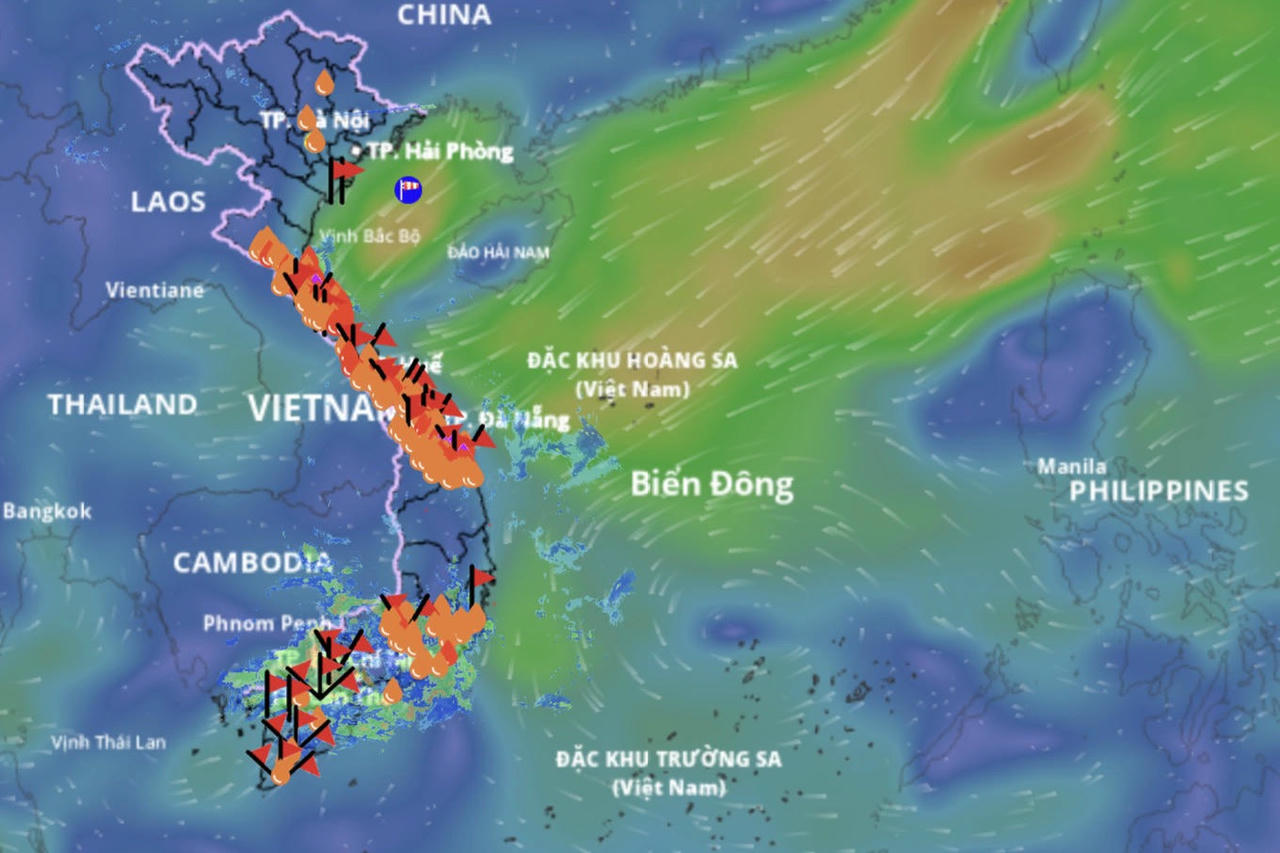 Không khí lạnh lại tăng cường, biển Đông khả năng sắp có bão mạnh