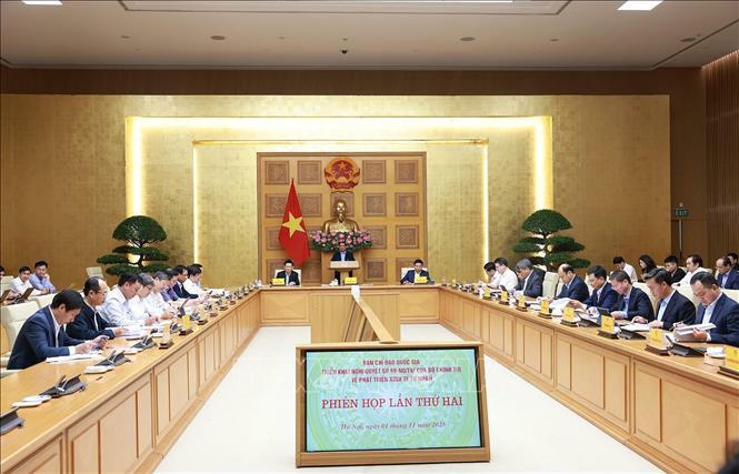 Phiên họp lần thứ 2 của Ban Chỉ đạo phát triển kinh tế tư nhân. Ảnh: Dương Giang/TTXVN