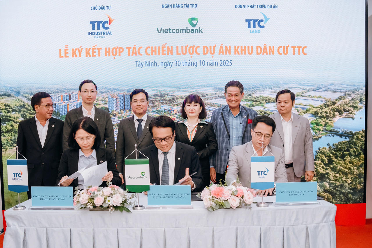 TTC Land ký thỏa thuận hợp tác chiến lược cùng TTC IZ phát triển khu dân cư hơn 42ha tại Tây Ninh