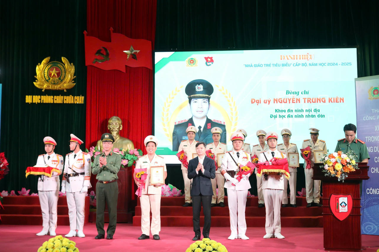 Tuyên dương 47 nhà giáo trẻ tiêu biểu, sinh viên 5 tốt của lực lượng thanh niên Công an nhân dân