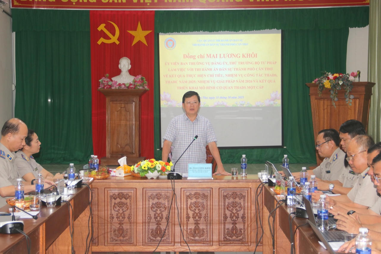 Thi hành án dân sự Cần Thơ phải là “cánh chim đầu đàn” khu vực Đồng bằng sông Cửu Long