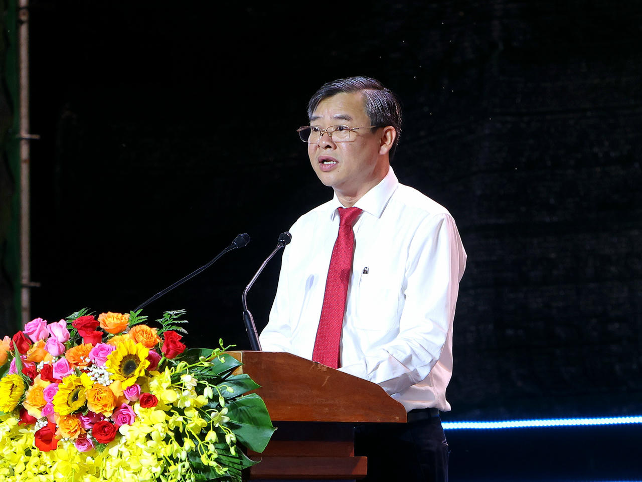 Ông&nbsp;Trương Cảnh Tuyên - Chủ tịch UBND TP. Cần Thơ phát biểu tại buổi lễ.