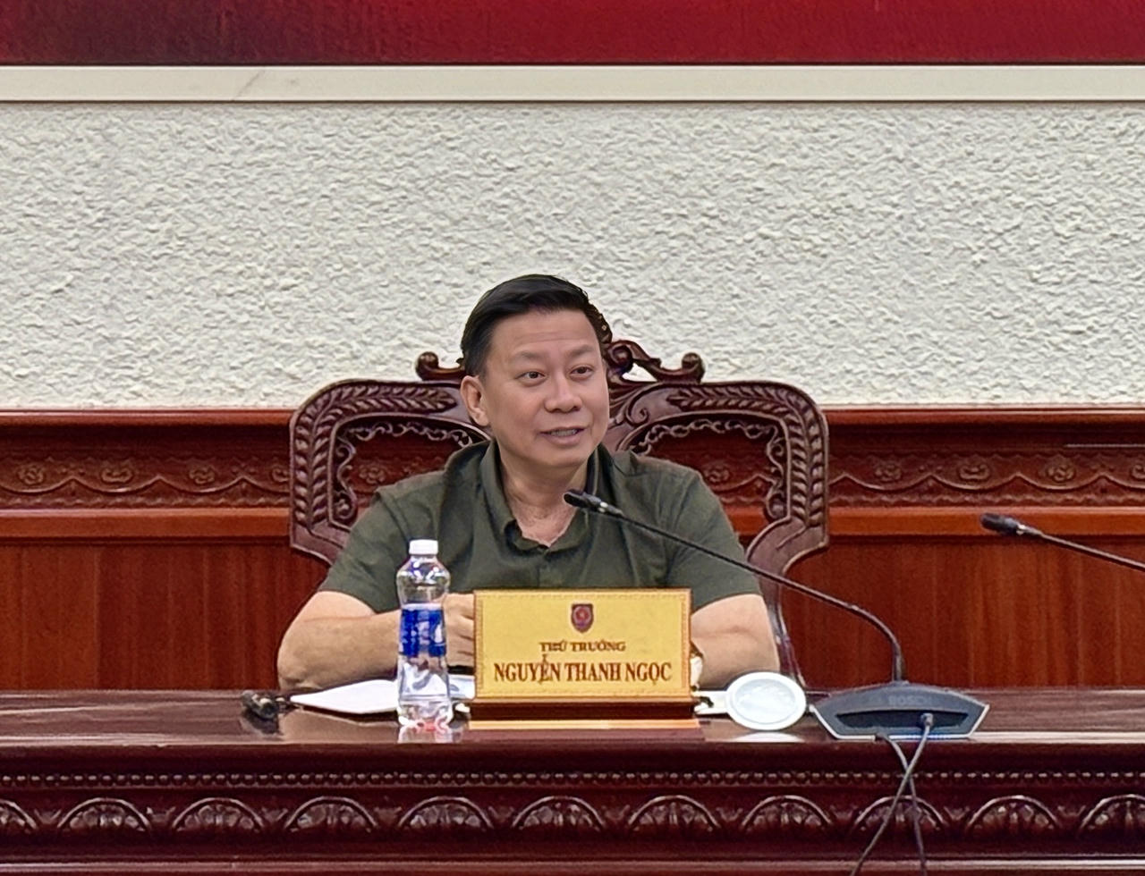 Thứ trưởng Nguyễn Thanh Ngọc phát biểu kết luận.