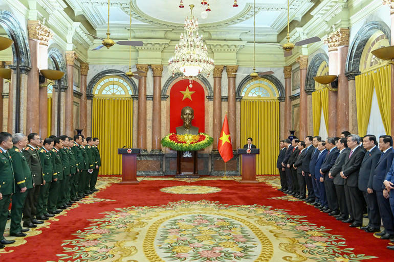 Toàn cảnh buổi lễ. Ảnh: nhandan.vn