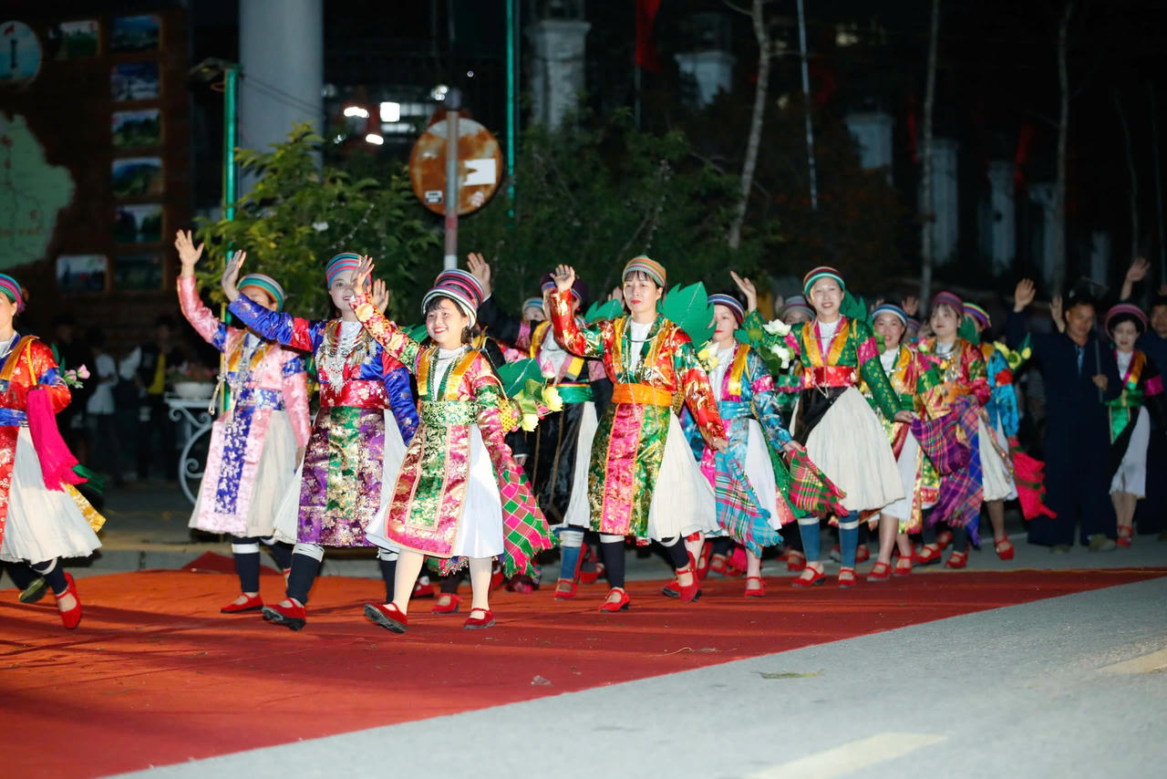 Lễ hội hoa Tam giác mạch là một sự kiện văn hoá đặc sắc riêng của xã Đồng Văn. (Ảnh: Vũ Mừng)
