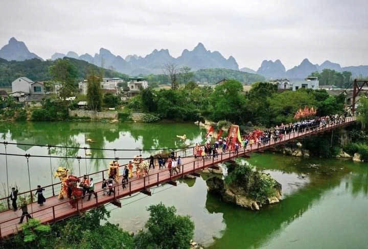 Xã Đình Phong có nhiều lợi thế để phát triển du lịch. (Ảnh: Lê Hanh)