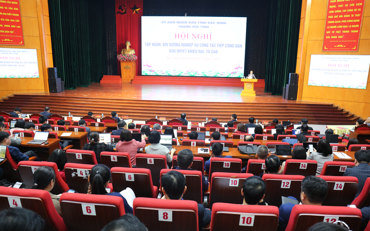 Bắc Ninh: Gần 500 cán bộ, công chức tập huấn, bồi dưỡng nghiệp vụ công tác tiếp công dân, giải quyết khiếu nại, tố cáo