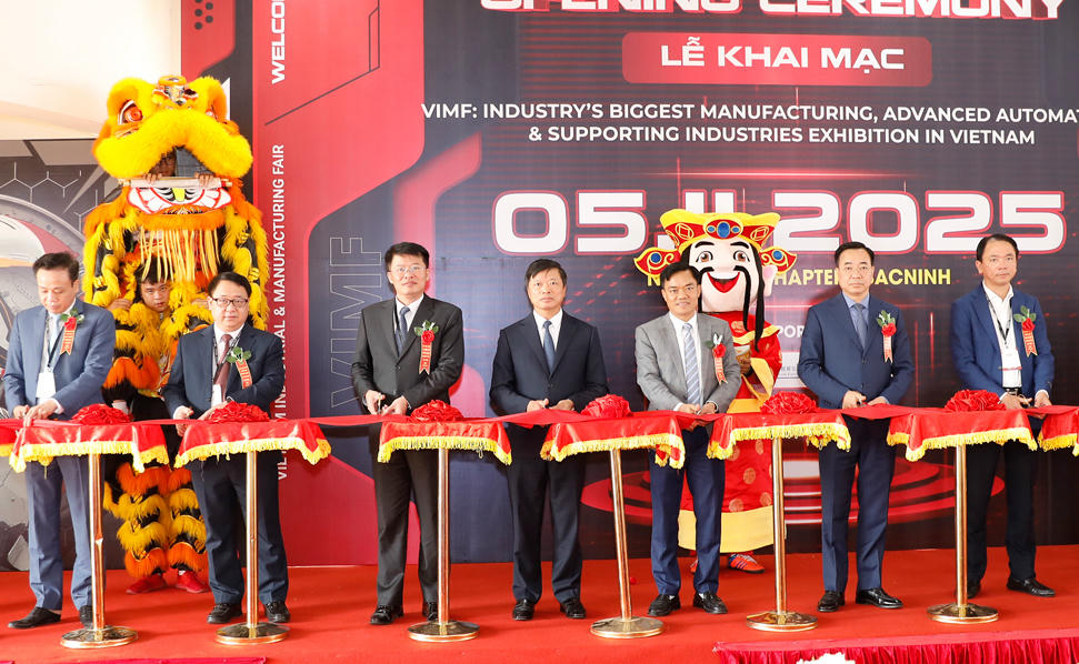 Khai mạc Triển lãm Công nghiệp và Sản xuất Việt Nam 2025 tại Bắc Ninh