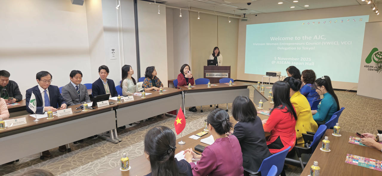 Trung tâm ASEAN tại Nhật Bản sẵn hỗ trợ nữ doanh nhân Việt Nam 