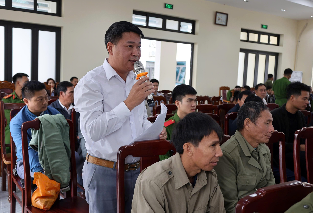 Công an xã Xuân Mai (Hà Nội) tổ chức lấy ý kiến góp ý đối với công an xã, lực lượng cảnh sát khu vực trong công tác đảm bảo an ninh trật tự trên địa bàn xã