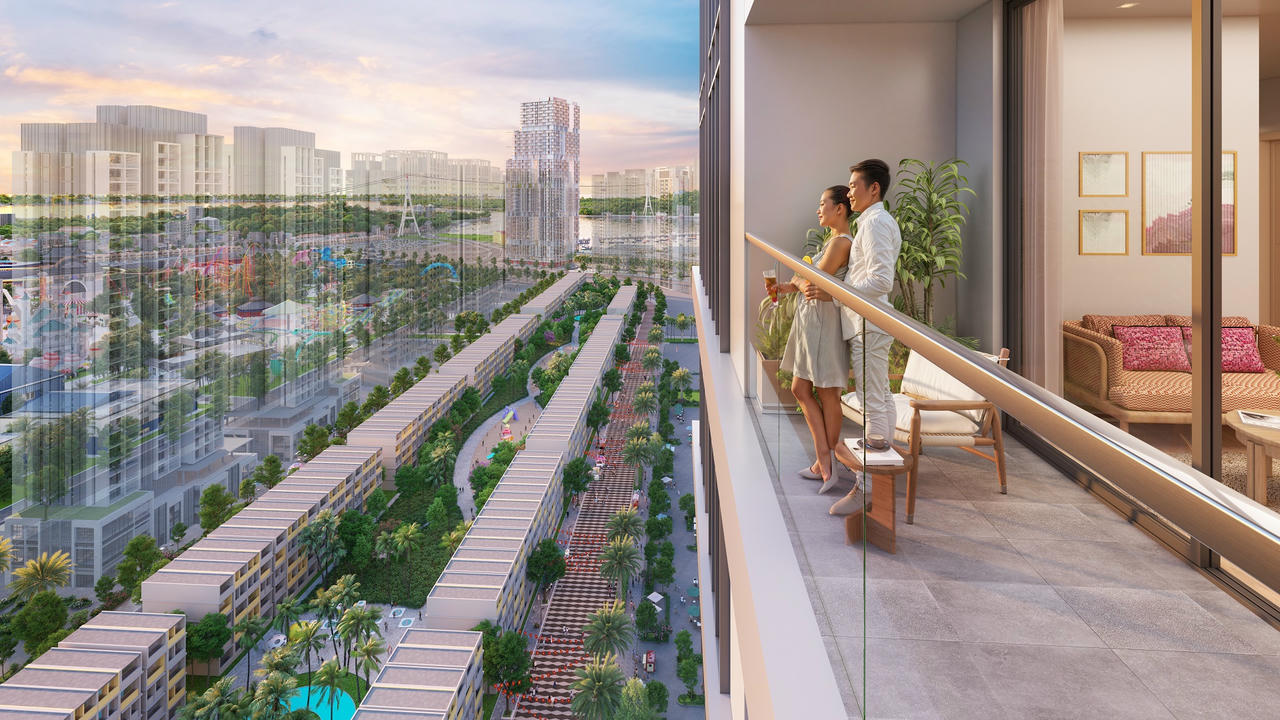 Căn hộ Sun Centro Town view nội khu có mức giá “mềm”, được thị trường săn đón. Ảnh: Sun Property