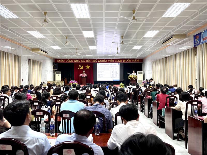 Chương trình tập huấn cho 119 giáo viên, cán bộ y tế tại 58 trường tiểu học và trung học cơ sở trên địa bàn tỉnh Tây Ninh.